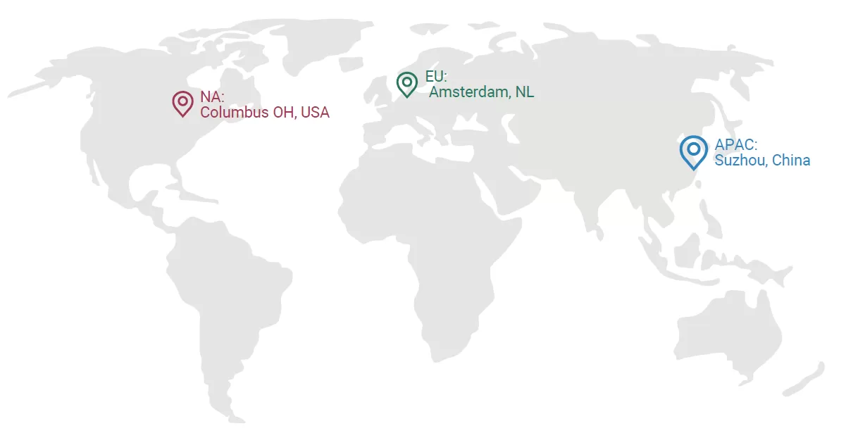 Radicato in cina, servire il globo