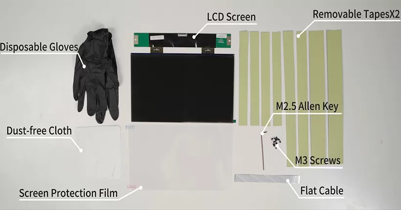 Come sostituire lo schermo LCD della stampante 3D Edge E2 dopo un periodo di utilizzo?