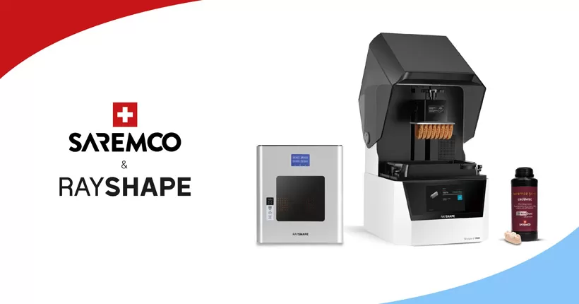 Stampante RAYSHAPE e stampa sambco CROWNTEC™Sono ora compatibili!
